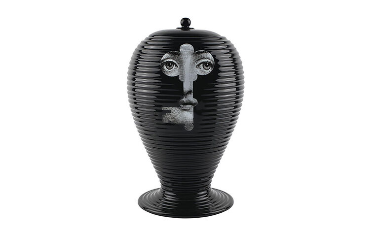 Rigato Serratura Vase by Fornasetti Rigato Serratura Vase by Fornasetti