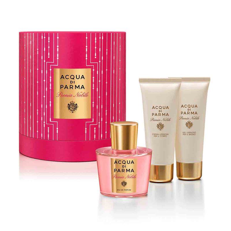 Peonia Nobile Coffret 100ml Eau de Parfume+ 75ml Luxurious Body Cream +75ml Luxurious Bath Gel
