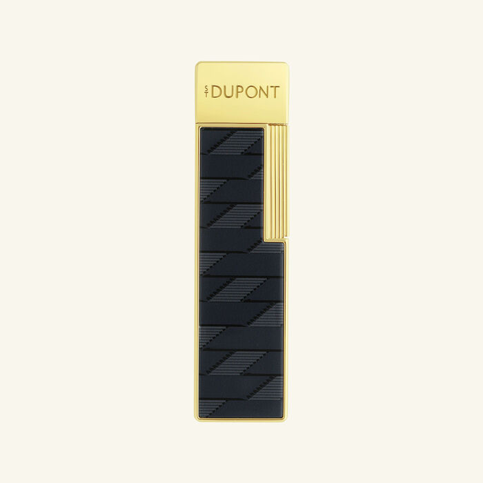 Twiggy Monogram 1872 Lighter Black st dupont twiggy monogram 1872 lighter black