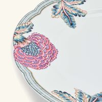 bernardaud collection braqueni dinner plate round red 26cm set of 4