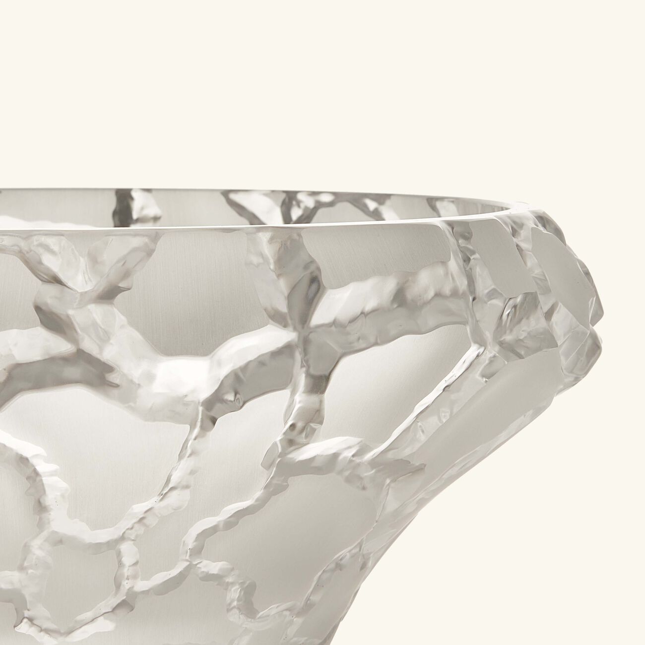 lalique terramineral caldera centerpiece clear