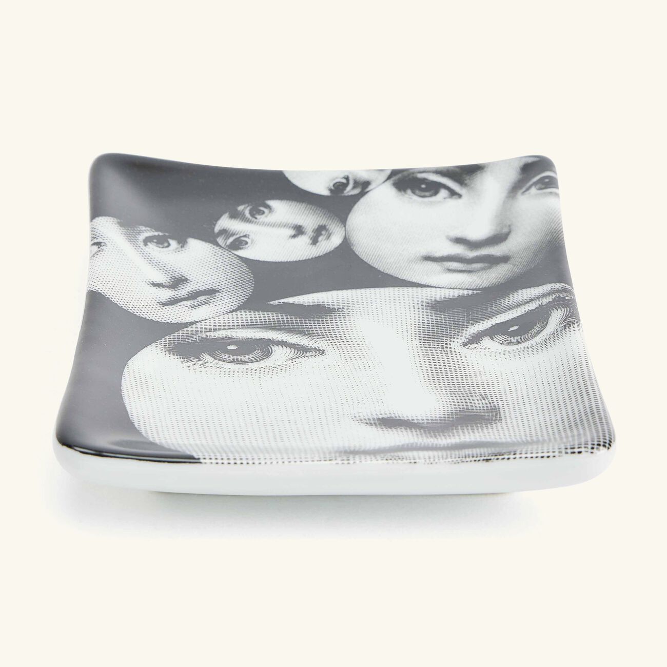 fornasetti tema e variazioni no 242 ashtray rectangular small grey