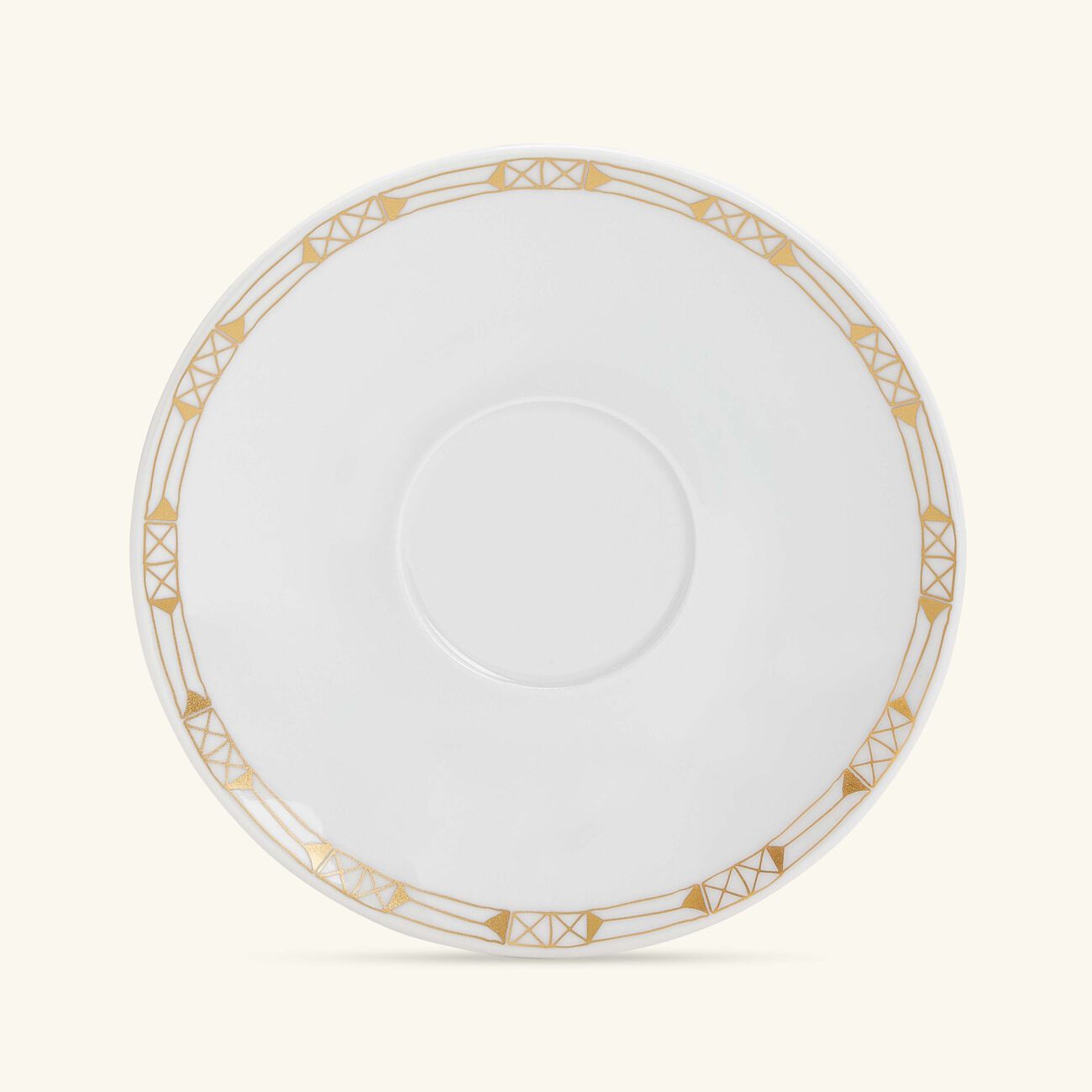 baccarat talleyrand tea cup saucer set of 2 gold