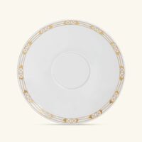 baccarat talleyrand tea cup saucer set of 2 gold