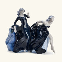 lladro night approaches sculpture large black