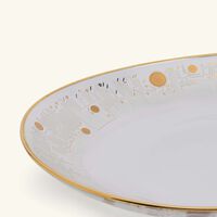 dimlaj hayat serving plate round gold 40cm