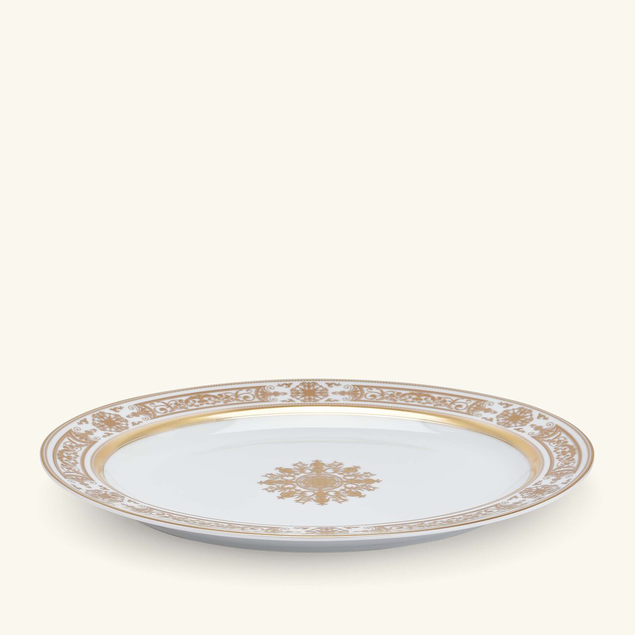 Aux Rois Serving Platter Oval Gold 33cm bernardaud aux rois serving platter oval gold 33cm