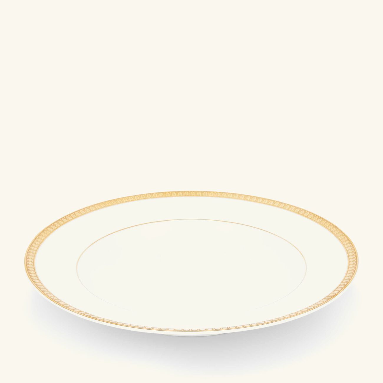 christofle malmaison or soup plate gold 23cm