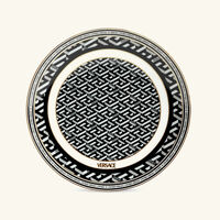 versace la greca signature bread butter plate round 16cm