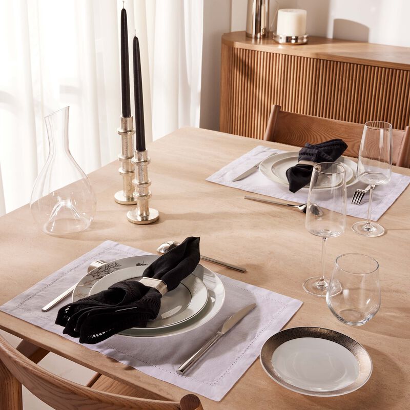 طبق السلطة ديون دائري أبيض 21 سم برناردو طبق السلطة ديون دائري أبيض 21 سم