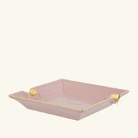 منفضة مربعة صغيرة وردية اس تي دوبون منفضة مربعة صغيرة وردية