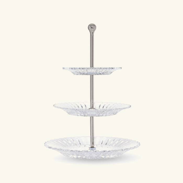 baccarat mille nuits cake stand clear