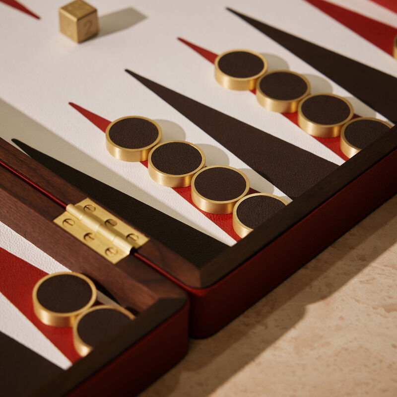 Pebble Backgammon Set assouline pebble backgammon set