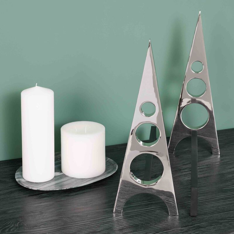 Berlin Andirons Silver jonathan adler berlin andirons silver