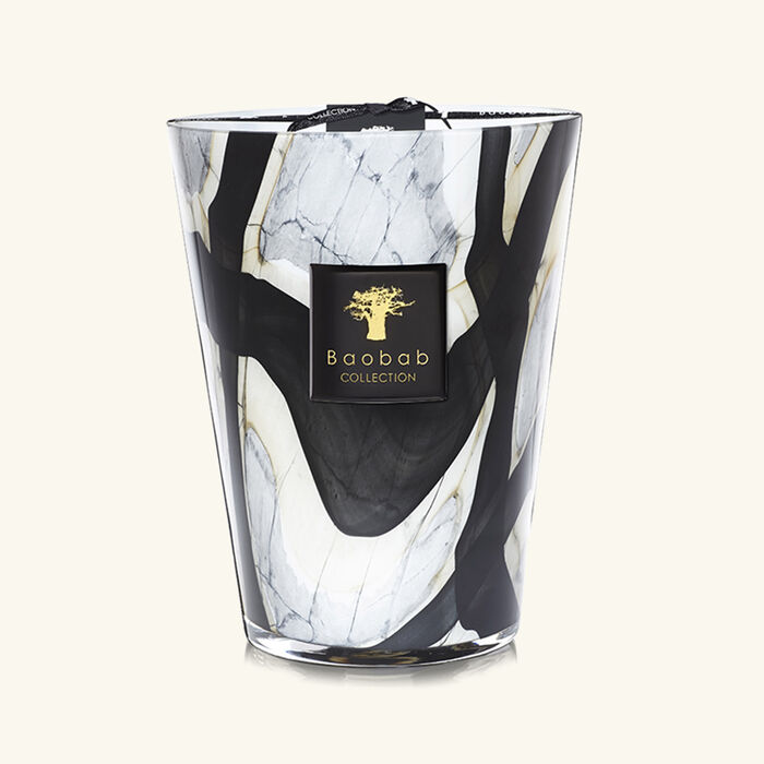 baobab collection stones marble candle max 24