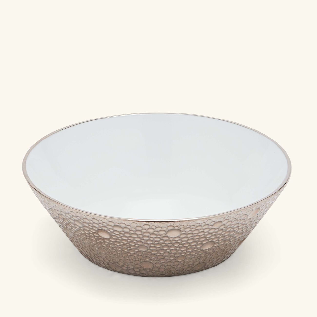 Ecume Serving Bowl Silver 12cm bernardaud ecume serving bowl silver 12cm