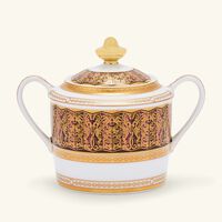 bernardaud eventail sugar bowl gold