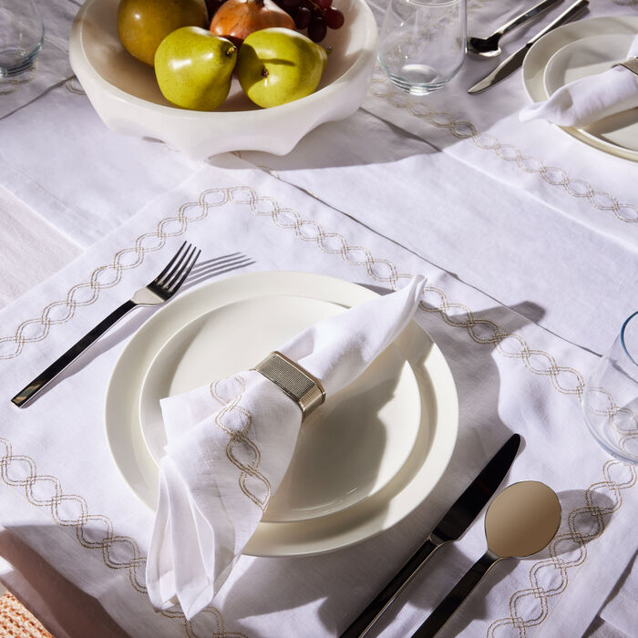 catherine denoual saba napkin white