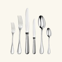 Albi Flatware Set with Chest Silver Plated christofle albi flatware set with chest silver plated
