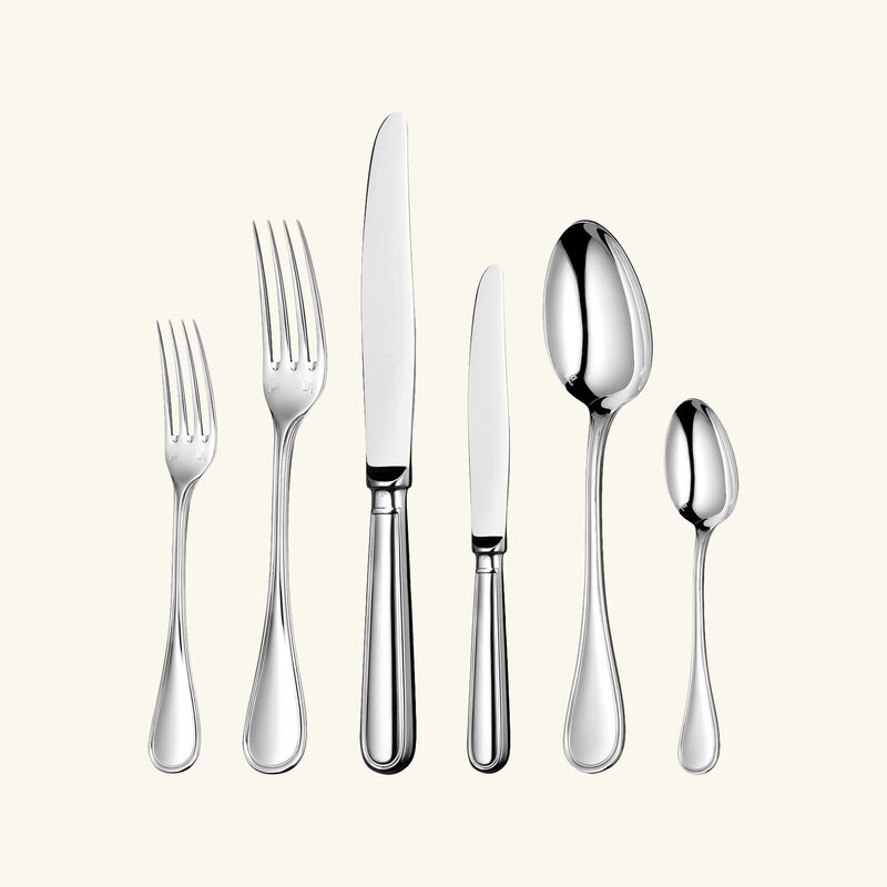 Albi Flatware Set with Chest Silver Plated christofle albi flatware set with chest silver plated