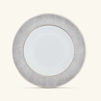 Sauvage Soup Plate Round Silver 22cm bernardaud sauvage soup plate round silver 22cm