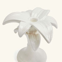 les ottomans palm trees candle holder white