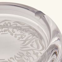 dimlaj qamar ashtray round clear