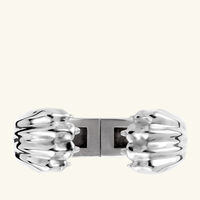 christofle patte de lion handcuff sterling silver size 2