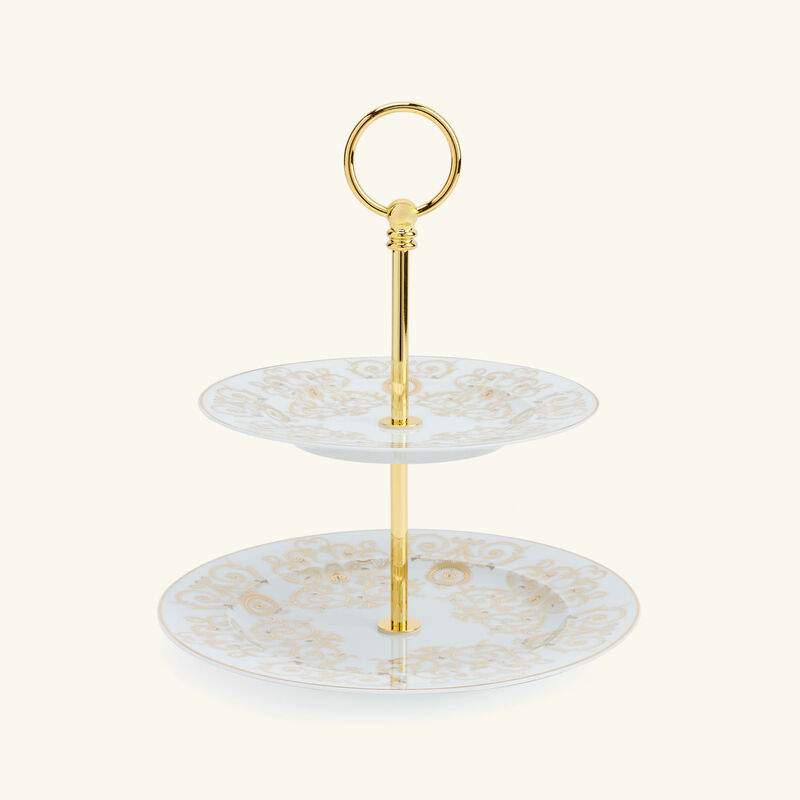 versace medusa gala etagere cake stand white