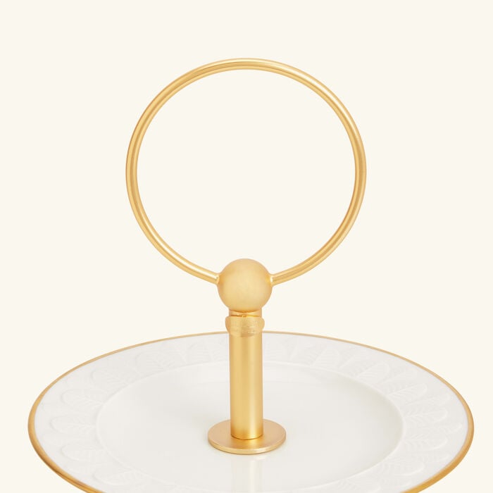 Peacock 2 Tier Cake Stand White villari peacock 2 tier cake stand white