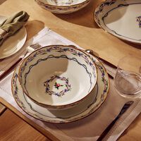 bernardaud le gobelet du roy serving bowl white 23cm