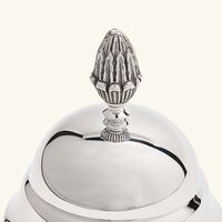 christofle malmaison butter dish silver plated 8cm