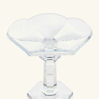 baccarat harcourt tulipe plate clear