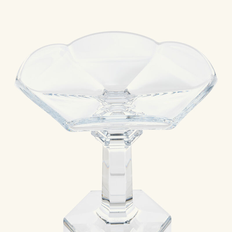 baccarat harcourt tulipe plate clear