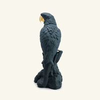 lladro macaw bird sculpture large black