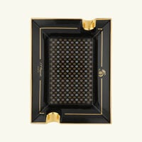 st dupont trindad ashtray rectangular large black