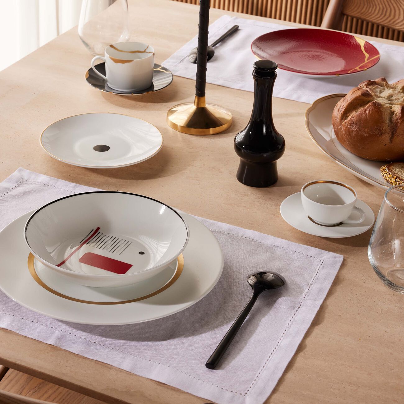 Oscar Soup Plate Round Red 19cm bernardaud oscar soup plate round red 19cm