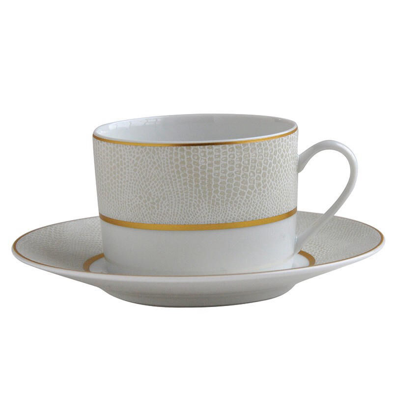 Sauvage Blanc Extra Tea Cup And Saucer, large