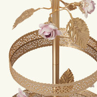 Marie Cake Stand Gold villari marie cake stand gold