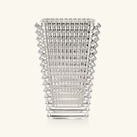 baccarat eye vase rectangular small clear