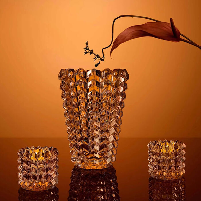 Focus Zigzag Vase Medium Clear baccarat focus zigzag vase medium clear