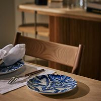 dolce gabbana casa blu mediterraneo stella dessert plate blue round 19cm set of 2