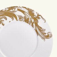 haviland stanislas dinner plate round gold 29cm