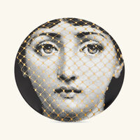 fornasetti tema e variazioni no 78 wall plate gold