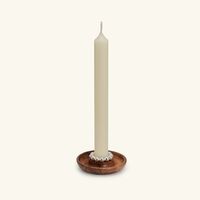 christofle perles candle holder walnut