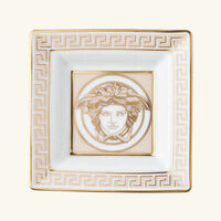versace medusa gala trinket tray square small gold