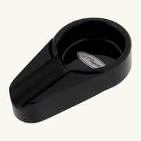 st dupont aluminium ashtray small black