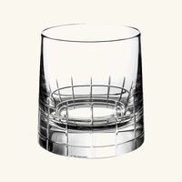 christofle graphik set of 2 old fashioned glasses