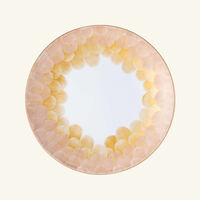 marie daage cercle d cailles dessert plate round pink 21cm