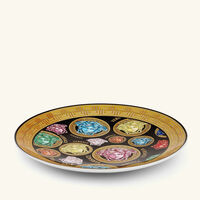 versace medusa amplified bread butter plate round green 17cm